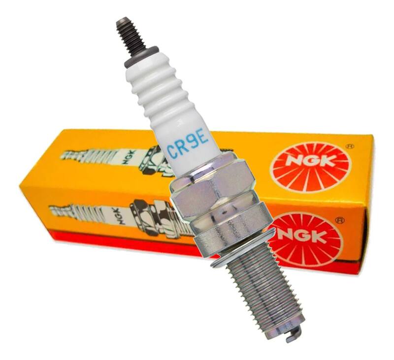 Vela NGK CR9E GSX Ninja ZX6 ZX7 ZX11 YZF Yamaha XJ6 - Vela de